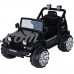 Costway 12V Kids Ride on Truck Jeep Car RC Remote Control w/ LED Lights Music MP3 Black   